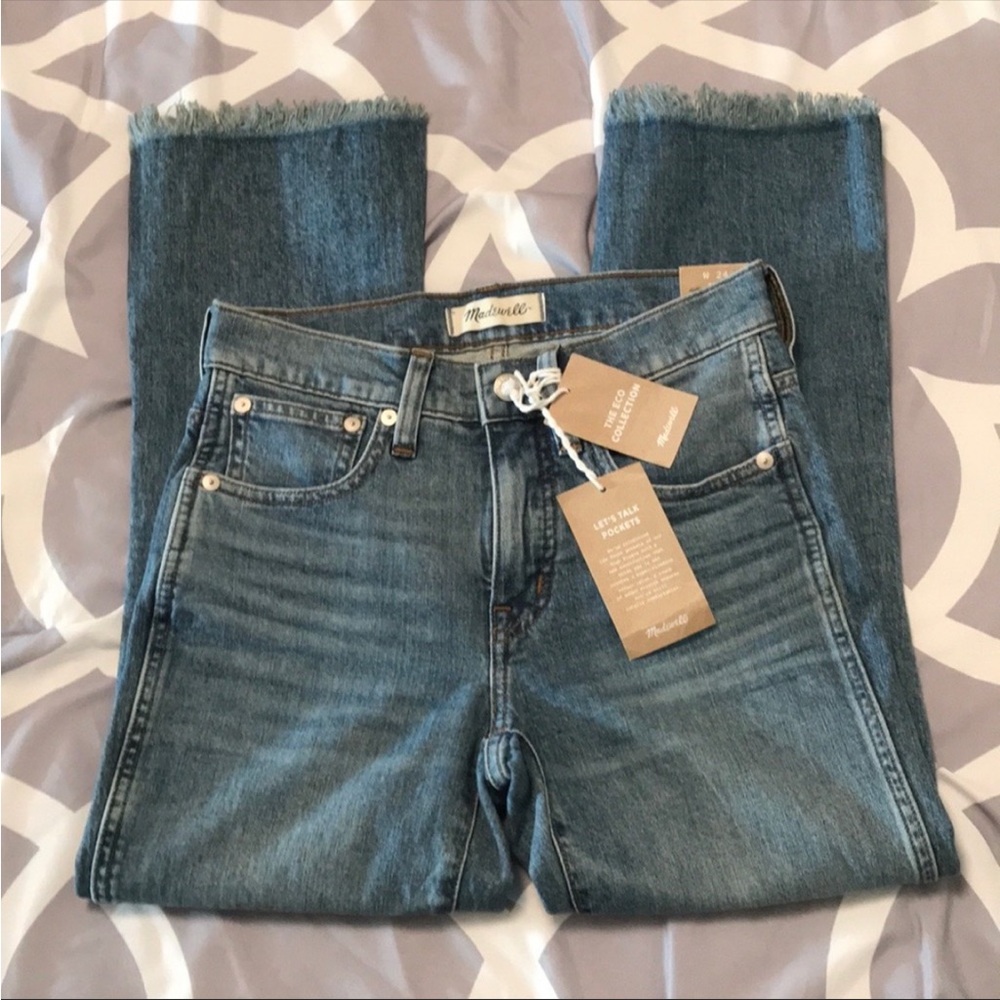 NWT Madewell Cali Demi-Boot jeans petite 24